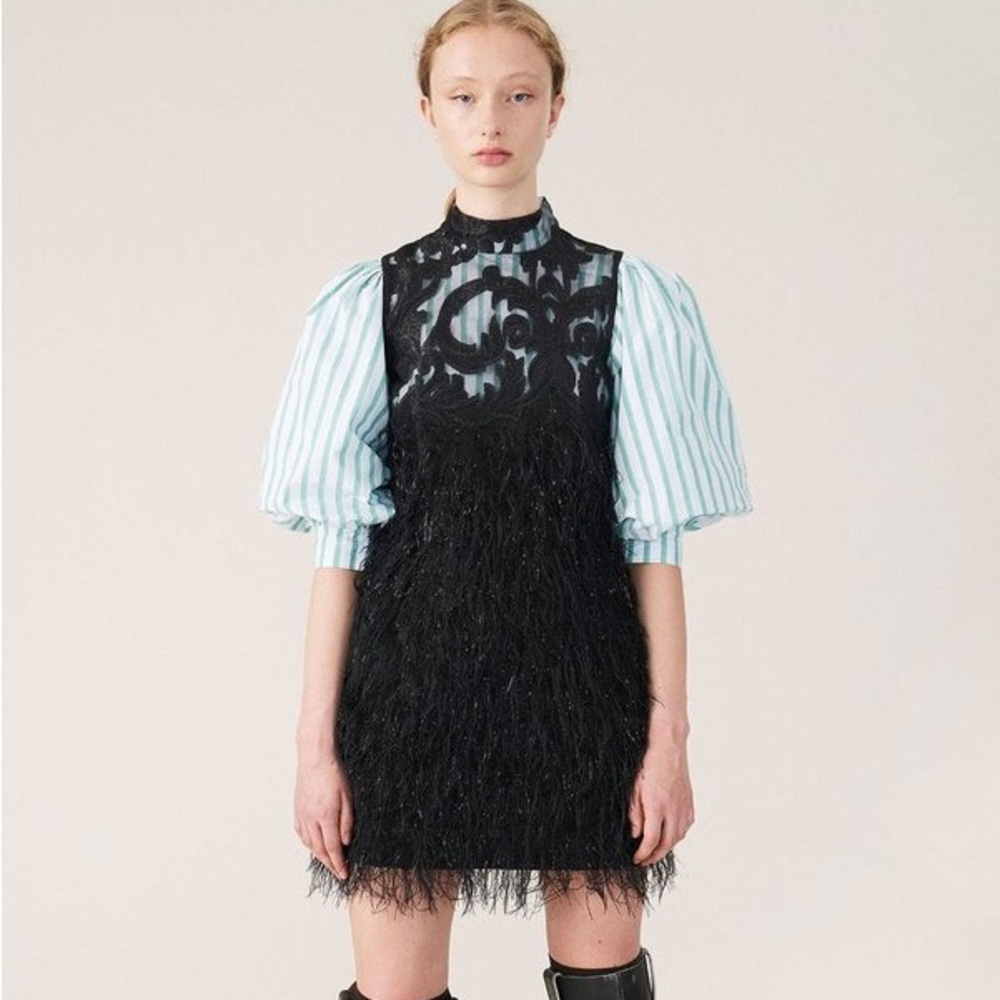 Ganni Feather Dress